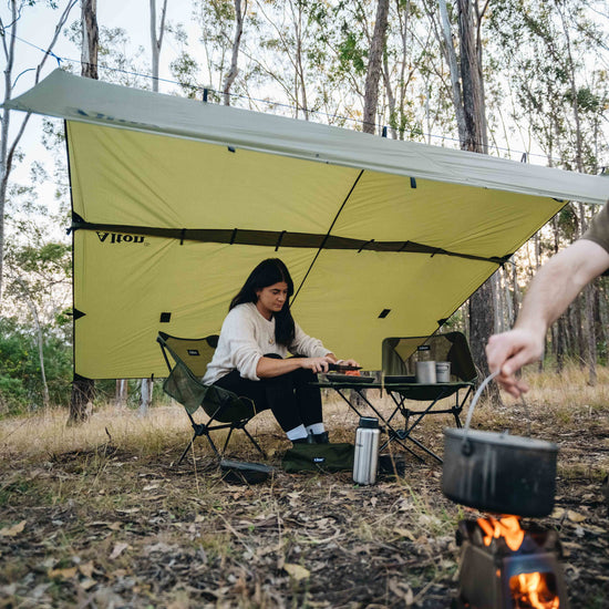 Camp Site Set Up using Alton's Best Camping Gear