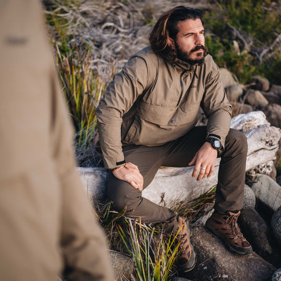 Australian man wearing Alton's trekking pants