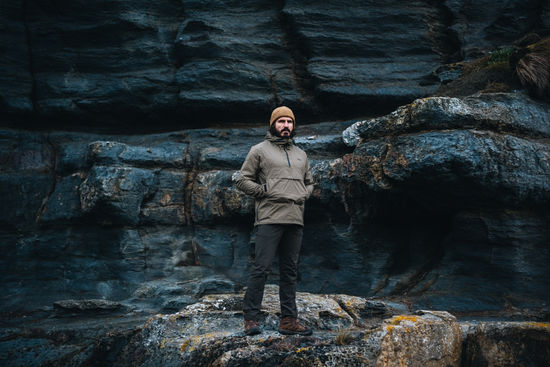 Alton Hiking Clothing worn by man on outdoor trek