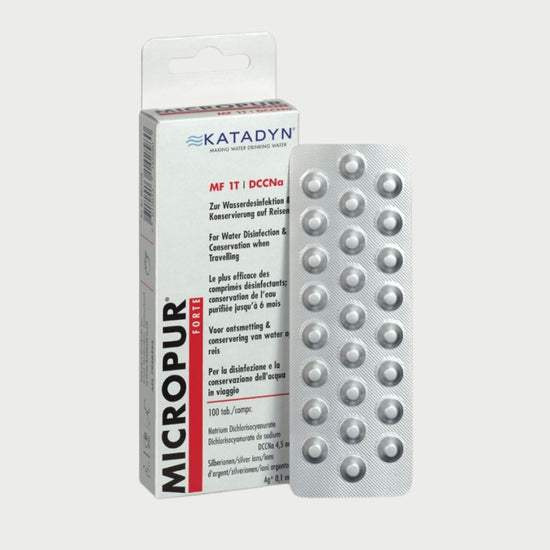 Katadyn Micropur Forte Water Purification Tablets - 100 pack
