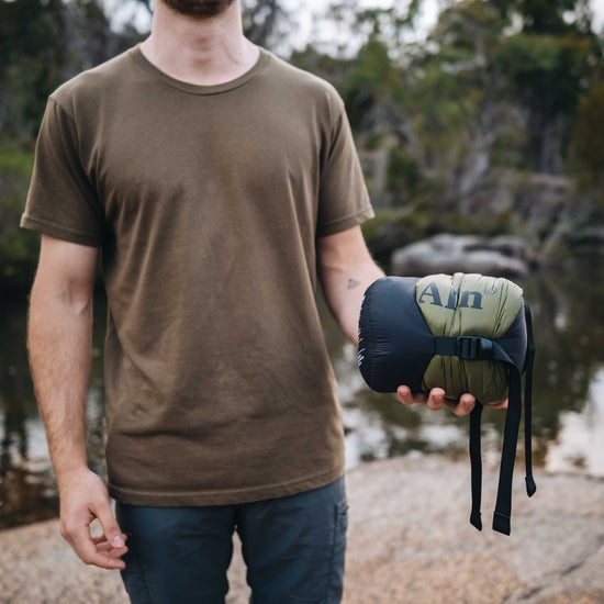 Alton Summer Sleeping Bag Compact Size When Rolled Up
