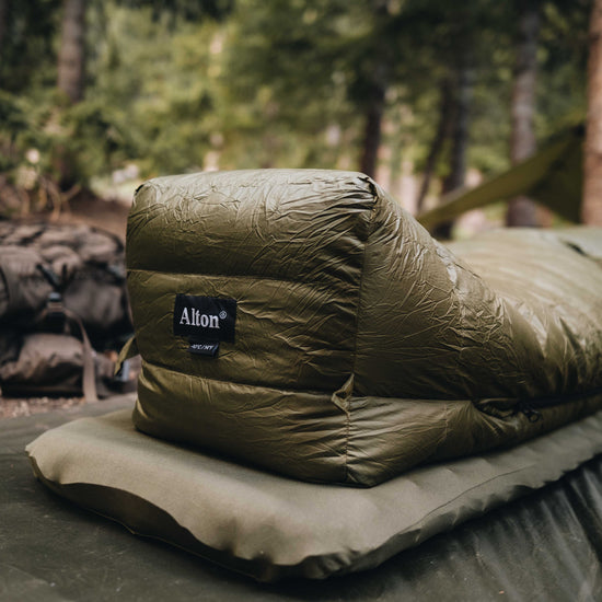 Alton Waterproof Sleeping Bag lifestyle shot