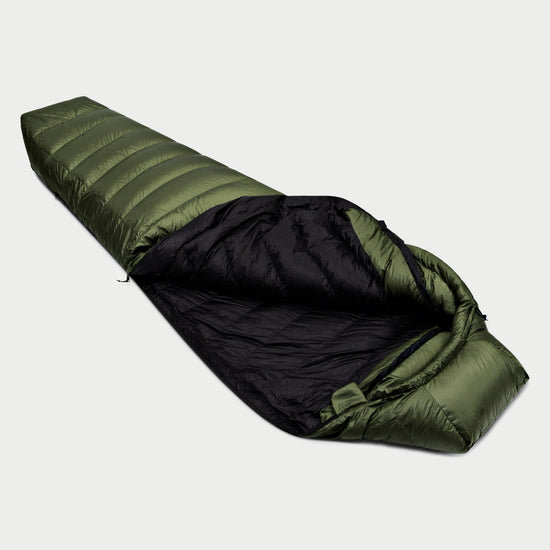 Alton Ultralight Sleeping Bag unzipped view