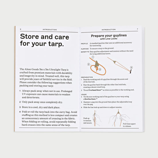 Waterproof Field Guide - Tarp