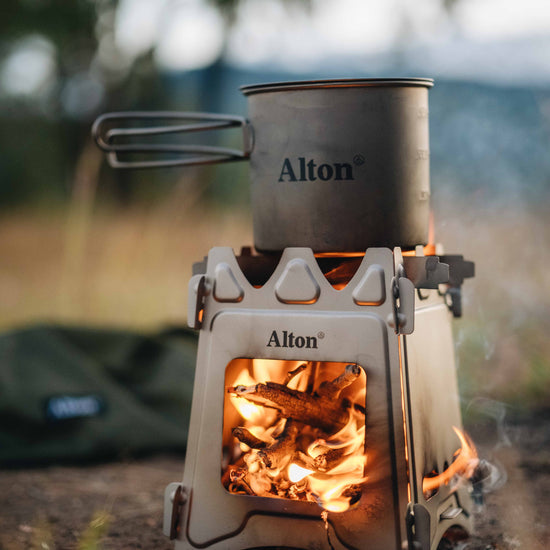 Titanium Stove & Pan Set