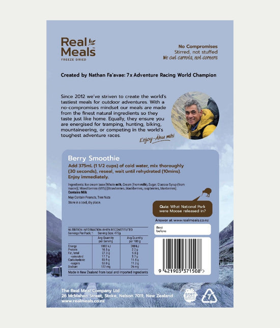 Real Meals - Berry Smoothie