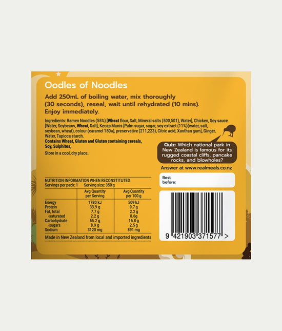 Real Meals - Oodles of Noodles