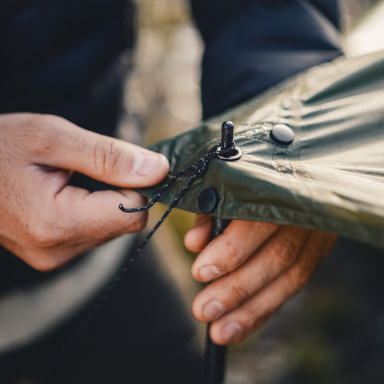 Collapsible Carbon Tarp Pole
