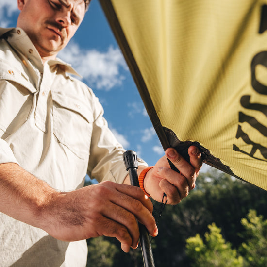 Collapsible Carbon Tarp Pole