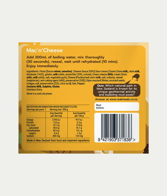 Real Meals - Mac 'n' Cheese