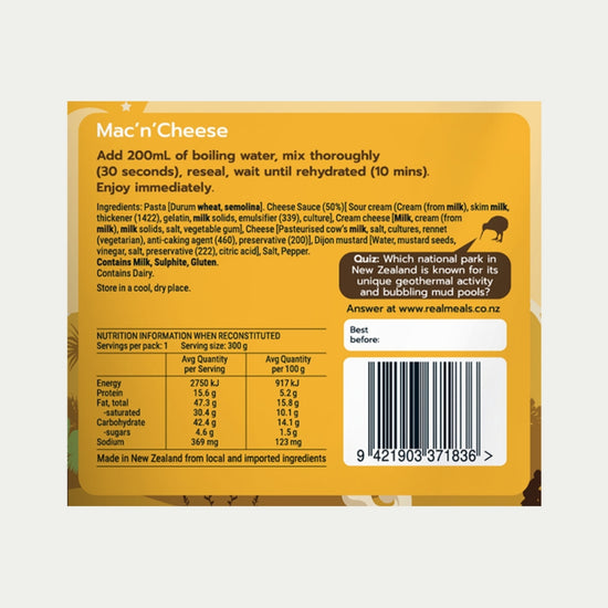 Real Meals - Mac 'n' Cheese