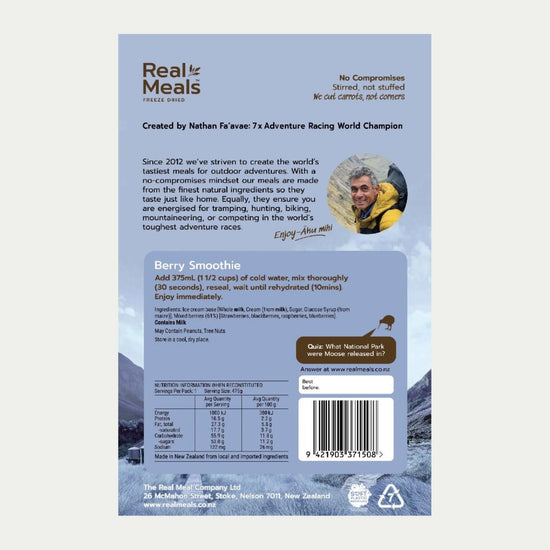 Real Meals - Berry Smoothie