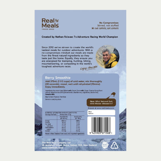 Real Meals - Berry Smoothie