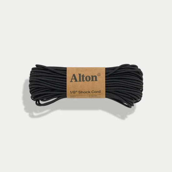 Elastic Shock Cord (1/8”) - 15m Midnight Black 15 meters