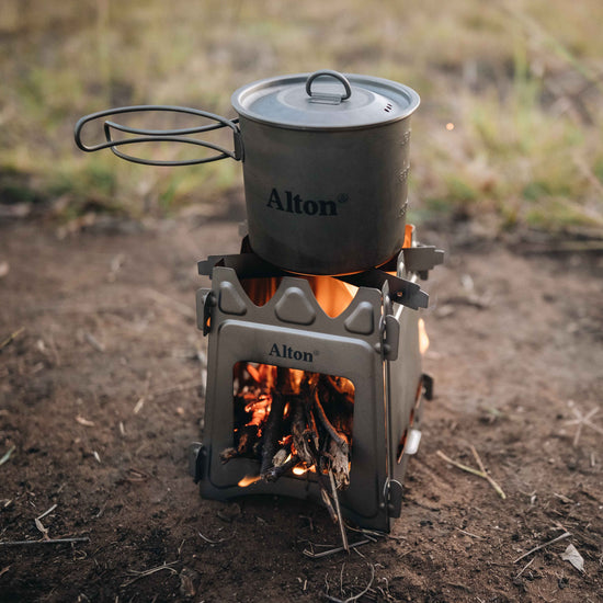 Titanium Stove & Pan Set