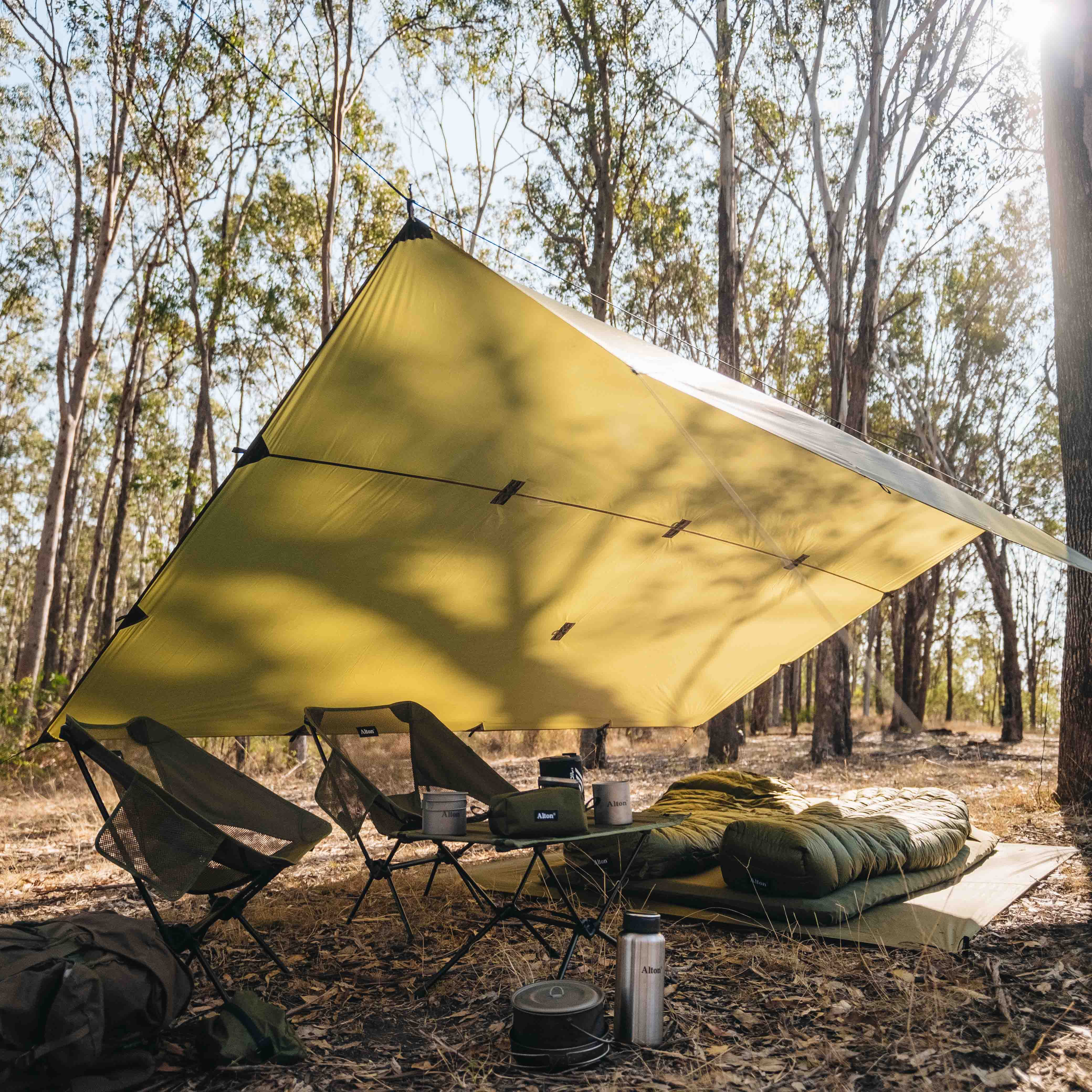 Waterproof camping clearance tarps