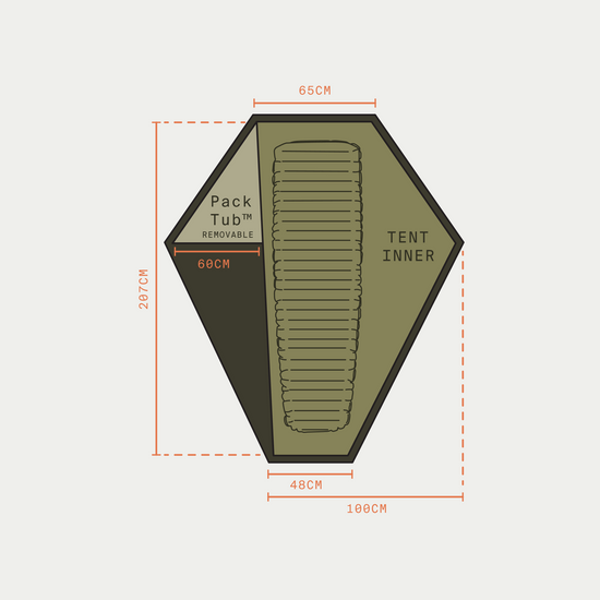 tent dimensions gmbh Dyneema® Ultralight Tent