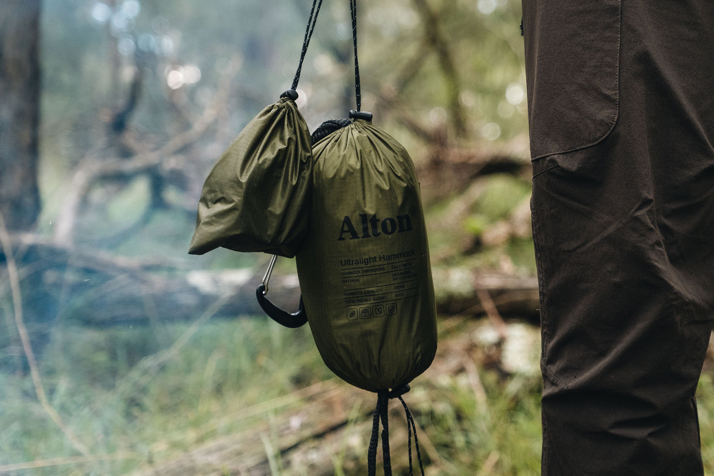 Hammock camping sleeping outlet bag