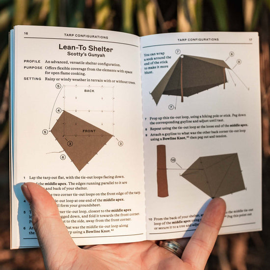 Waterproof Camping Tarp Field Guide – Alton