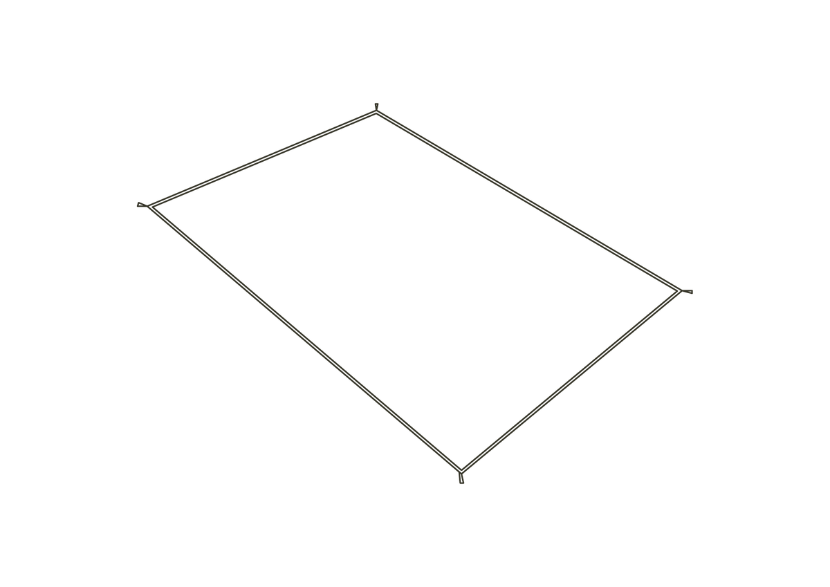 Double Size Waterproof Groundsheet for Camping | Alton