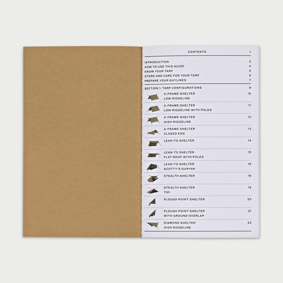 Waterproof Field Guide - Tarp