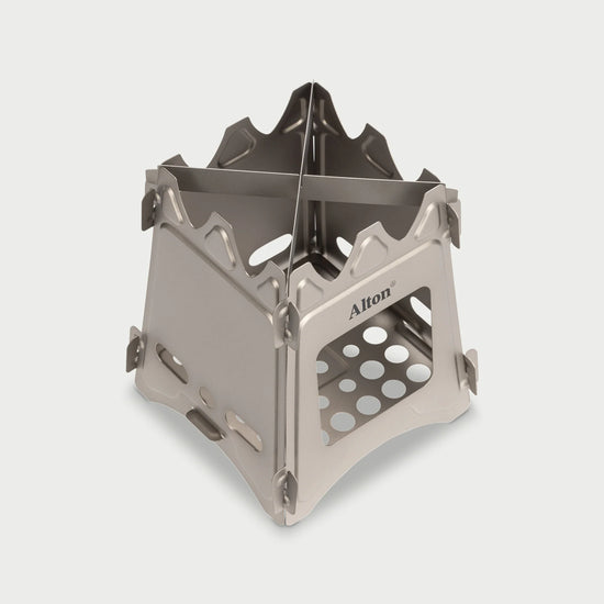 Titanium Flatpack Twig Stove