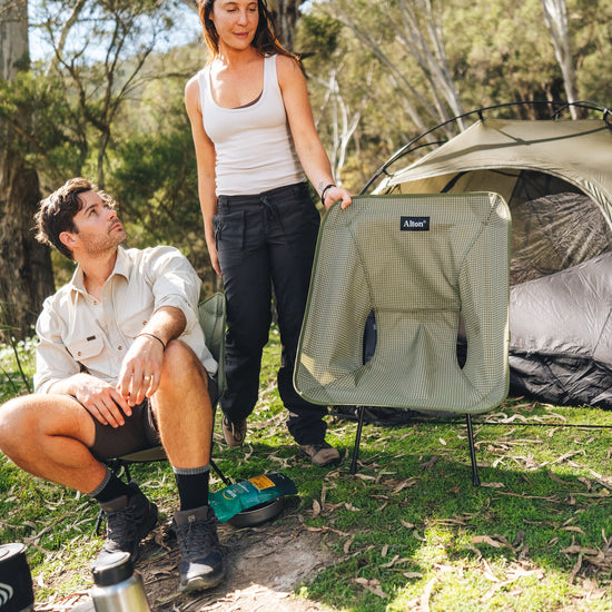 Ultralight Camp Chair With Groundsheet