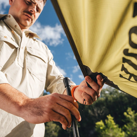 Collapsible Carbon Tarp Pole