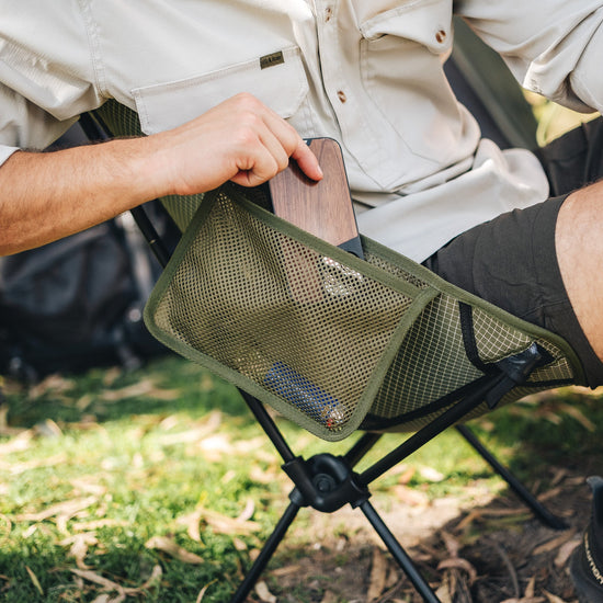 Ultralight Camp Chair With Groundsheet