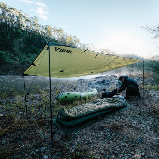 Collapsible Carbon Tarp Pole