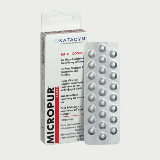 Katadyn Micropur Forte Water Purification Tablets - 100 pack