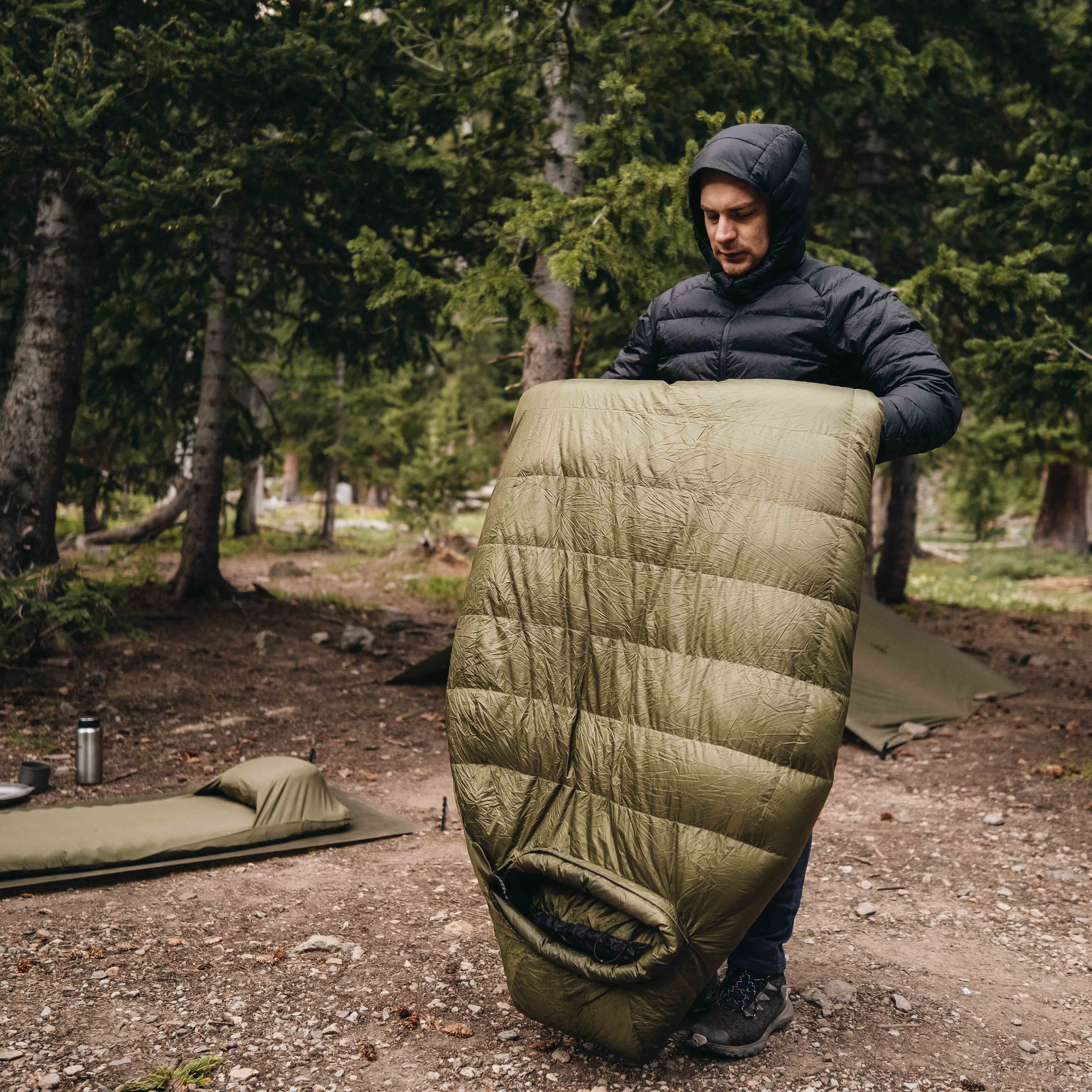 Winter sleeping bag - warm down ultralight - 4 season – Backpacker Life
